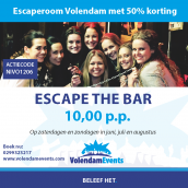 Escaperoom Volendam met 50% korting