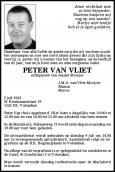 Dhr. P. van Vliet