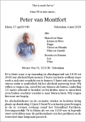 Dhr. P. van Montfort