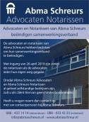 Advocaten en Notarissen van Abma Schreurs beëindigen samenwerkingsverband