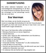 Dankbetuiging Eva Veerman