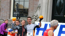 Saskia veerman en edo baart, winnaars 10 km