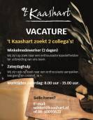 Vacature | 't Kaashart - winkelmedewerker (2 dagen) - zaterdaghulp