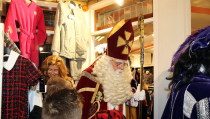 Sinterklaas deed alle winkels aan in de Van Baarstraat