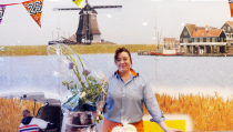 Paula de Boer 25 jaar werkzaam bij Bakkerij Gutter