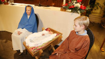 Mooie Kinderviering op Kerstavond in de Mariakerk